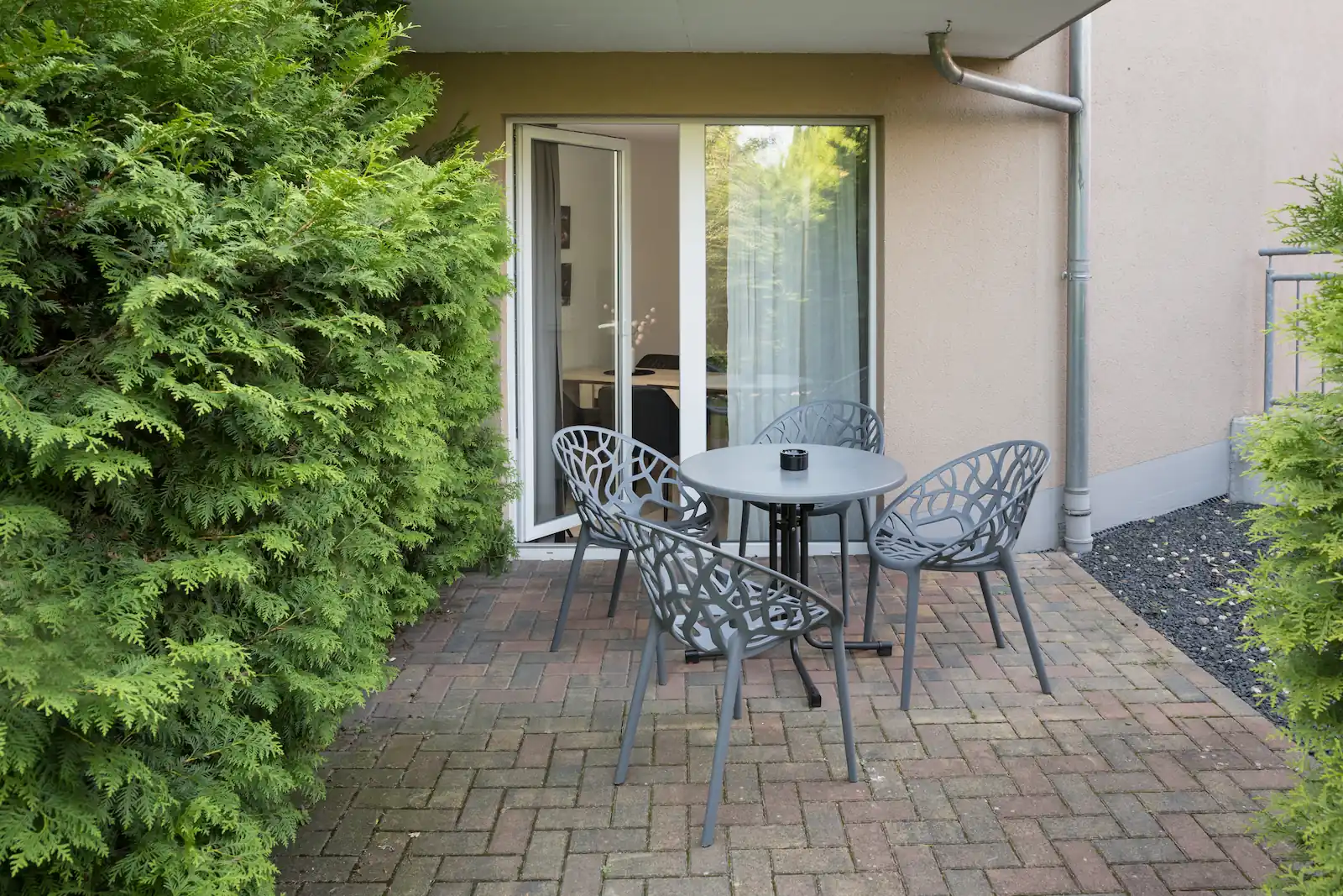 Vierbett Apartment - Terrasse